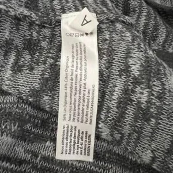 Eileen Fisher Round Neck Linen Blend Pullover Long Sleeve Sweater | Size Medium - Picture 6 of 6